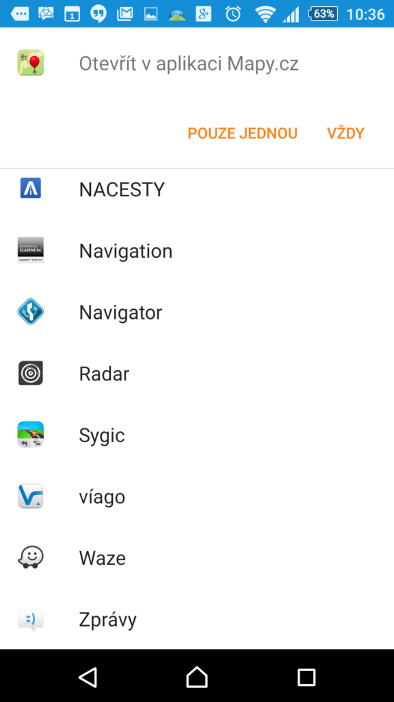 SmartMaps nenajdete v nabídce mapových aplikací