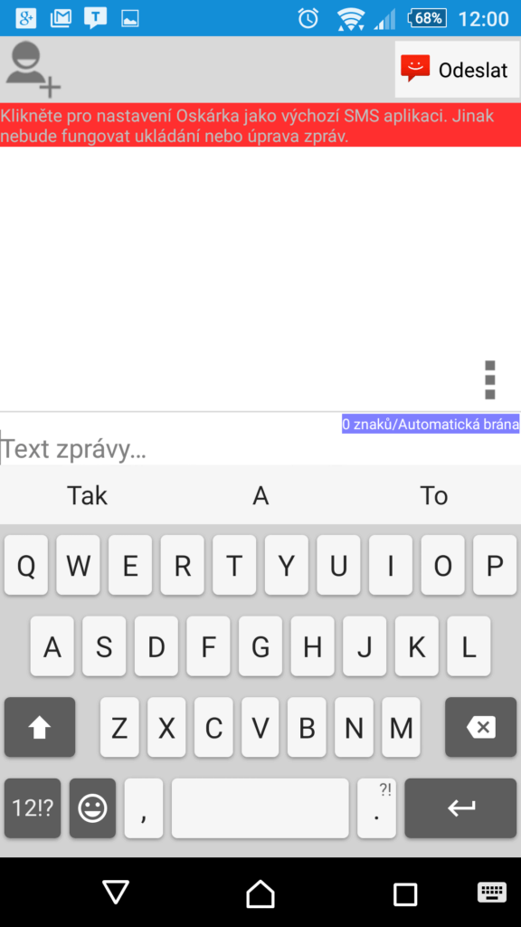 Oskárek SMS