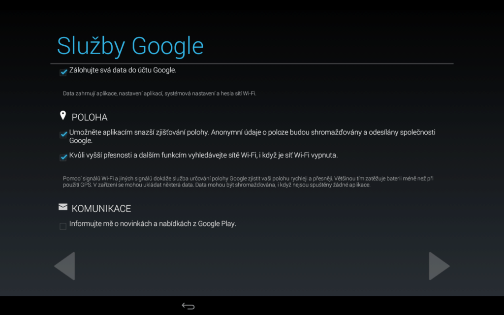 Android pro začátečníky google účet 14
