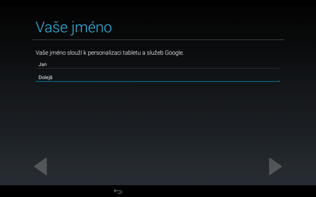 Android pro začátečníky google účet 4
