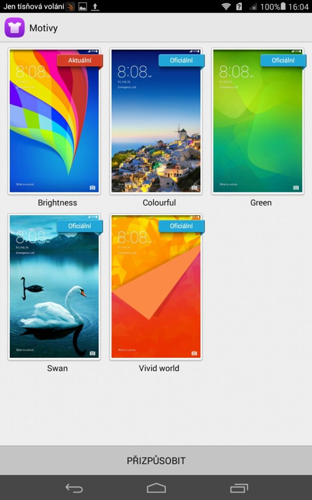Huawei MediaPad T1 témata