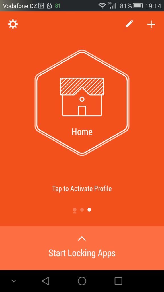 android aplikace Hexlock 3