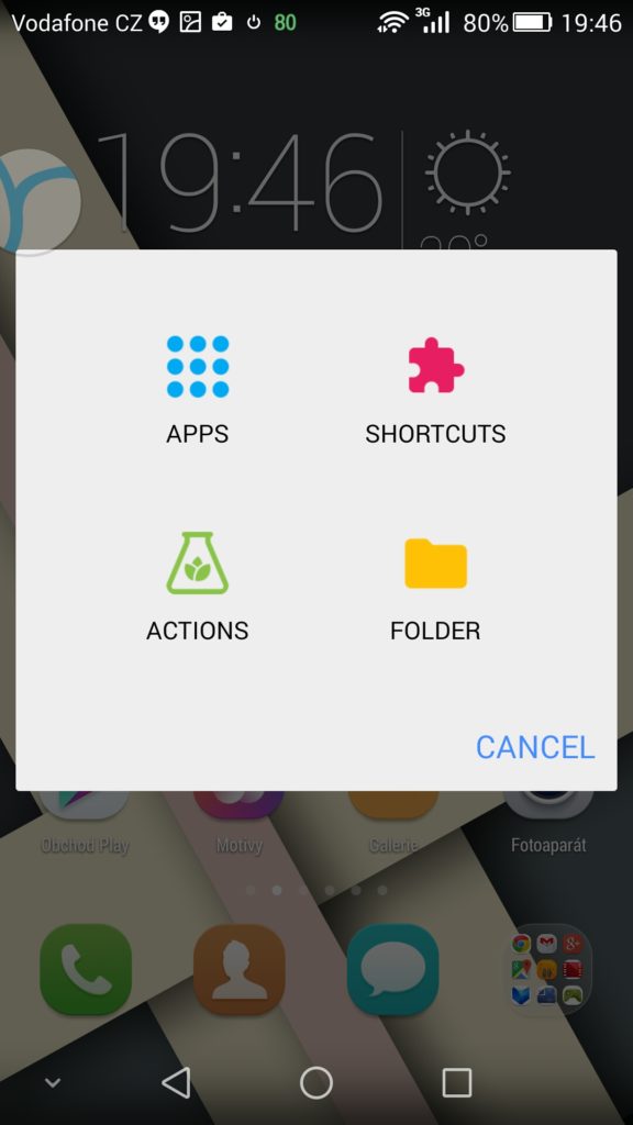 android aplikace Rovers Floating Launcher 2