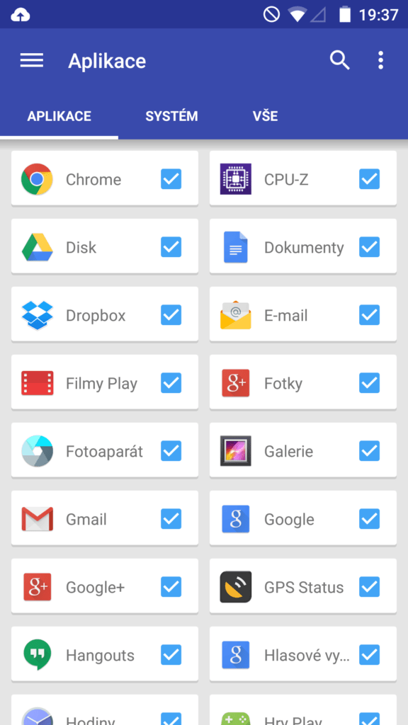 android aplikace Ticklr 1