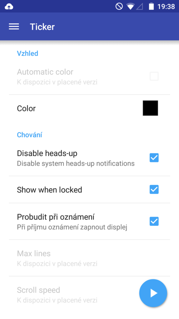 android aplikace Ticklr 2