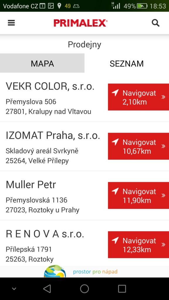 aplikace Primalex 11