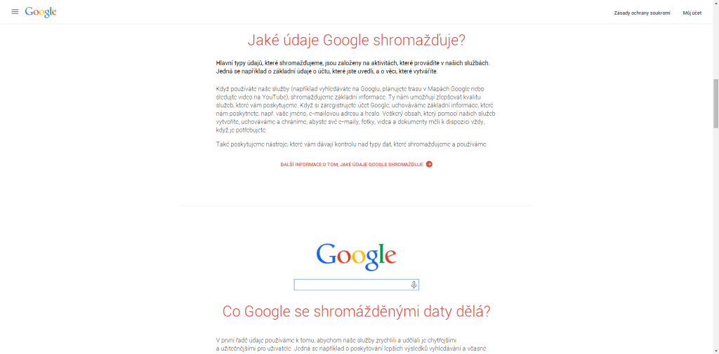 Odpovědi na otázky ohledně soukromí a bezpečnosti