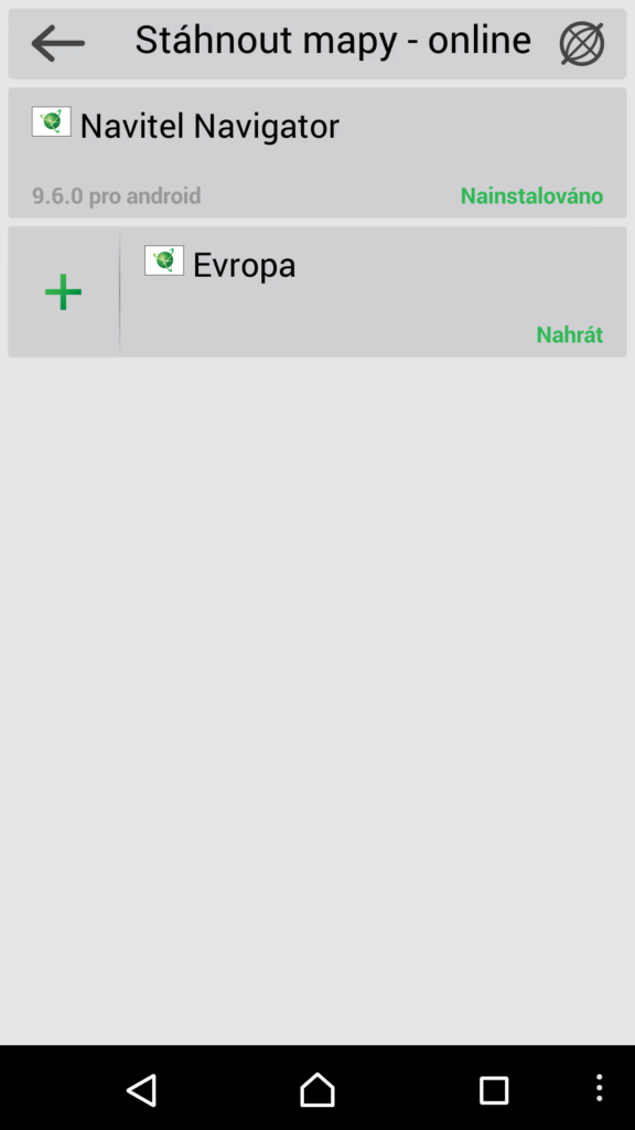 Výběr mapových podkladů