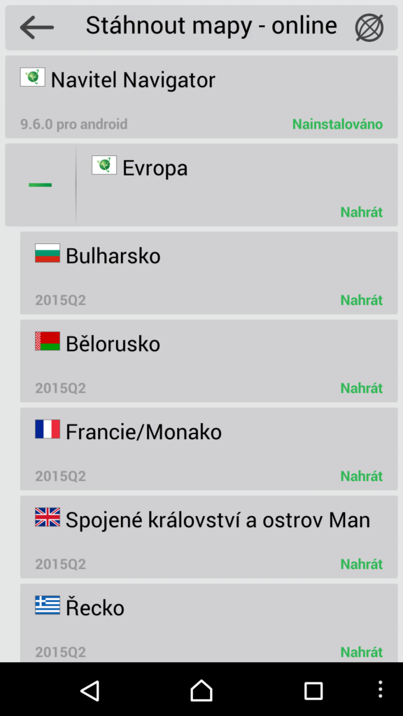 Výběr podkladů ke stažení