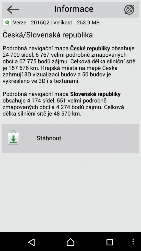 Výběr podkladů ke stažení