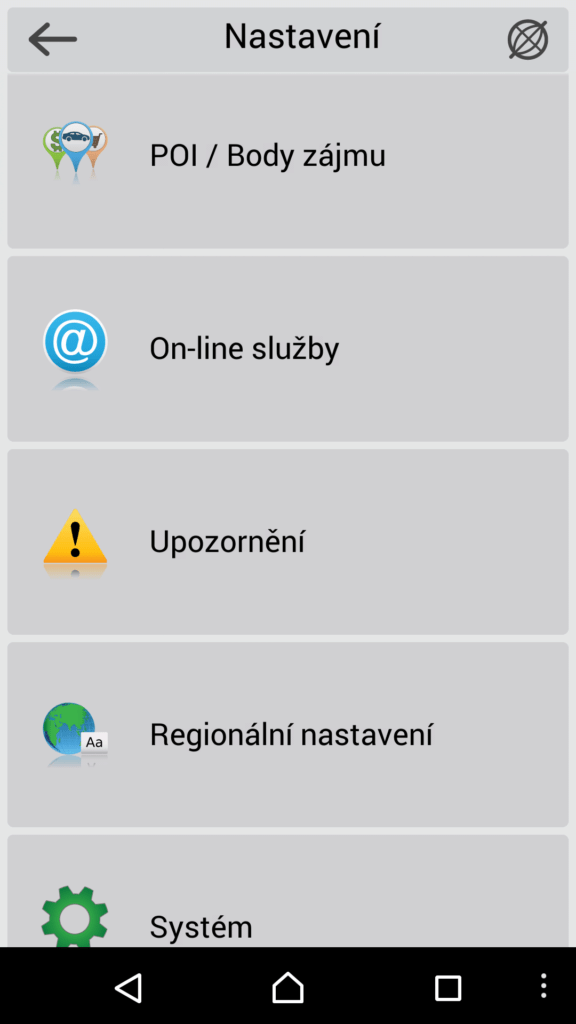 Možnosti nastavení