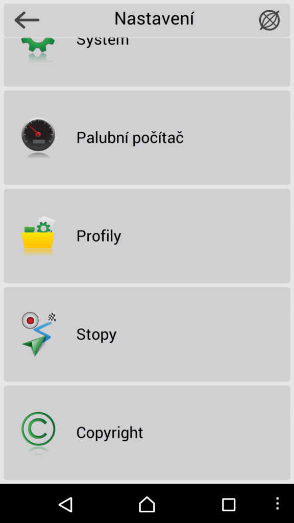 Možnosti nastavení