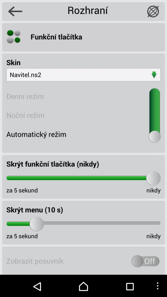 Sekce Rozhraní