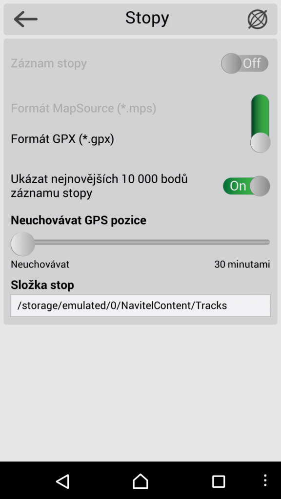 Sekce Stopy