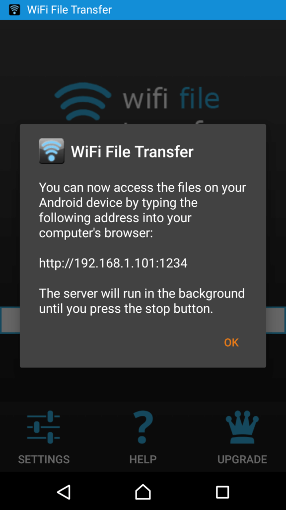 WiFi File Transfer
