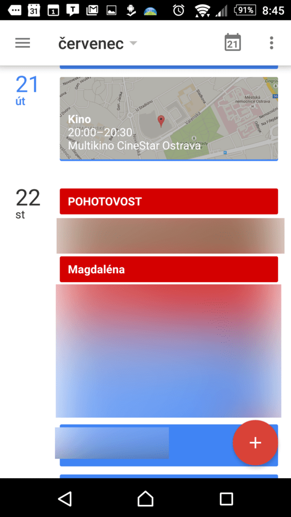 Zadávejte polohu událostí