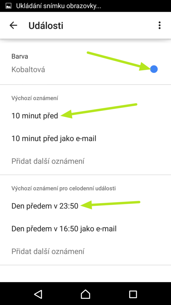 Možnosti nastavení