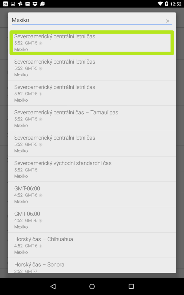 Zvolte zemi