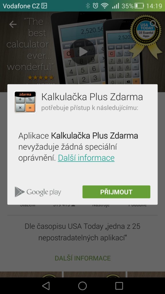 Android pro začátečníky Google Play 14