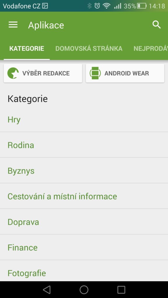 Android pro začátečníky Google Play 9