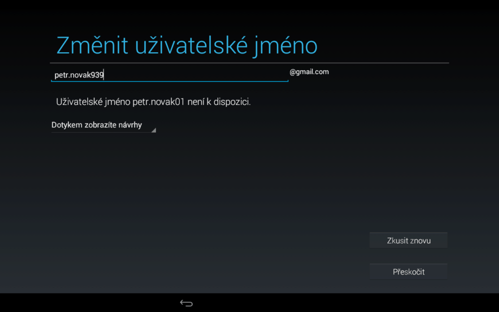Android pro začátečníky google účet 9