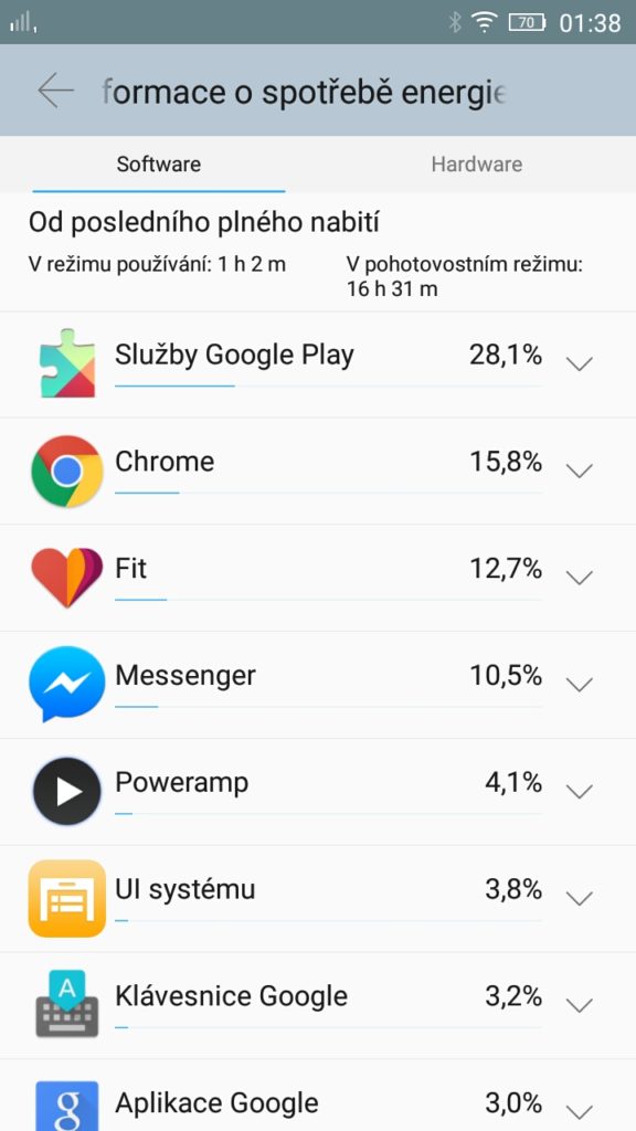 Lenovo A7000 spotřeba energie 1