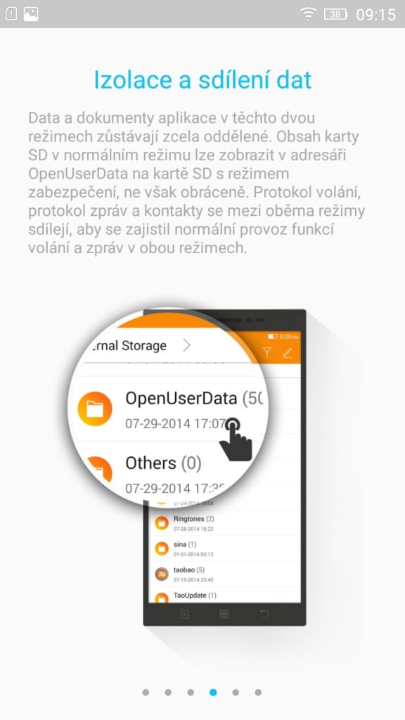 Lenovo A7000 zabezpečení 3
