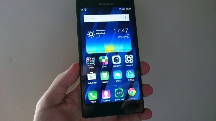 Lenovo P90 - displej