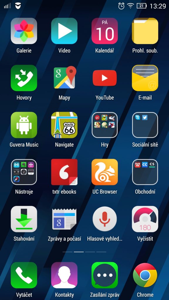 Lenovo P90 hlavní plochy 2