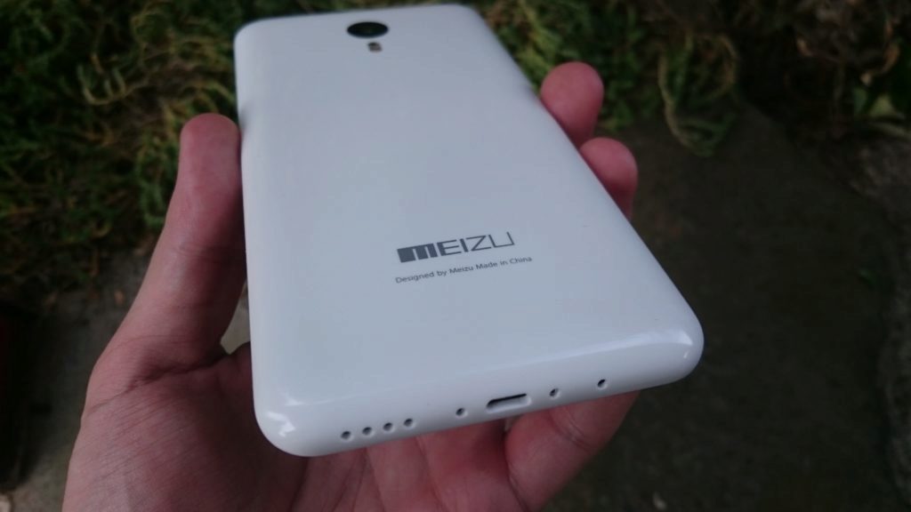 Meizu M2 Note 2 záda telefonu logo výrobce