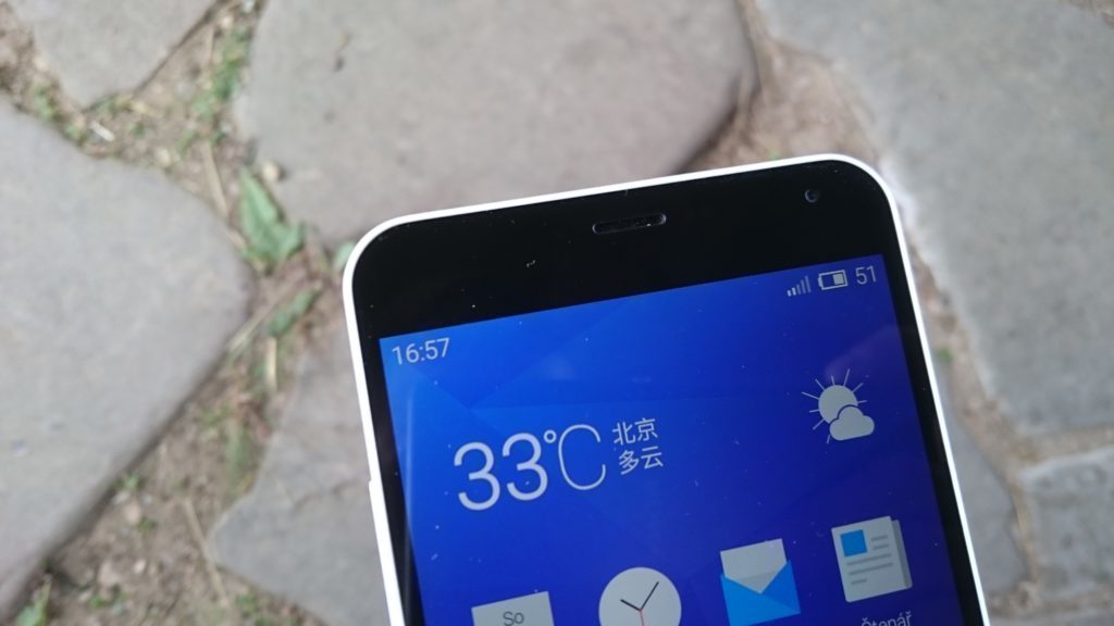 Meizu M2 Note přední fotoaparát reproduktor pro volání senzory