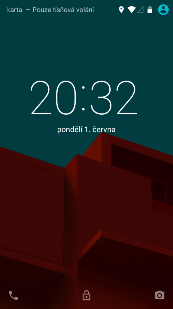 Vodafone Smart Prime 6 lockscreen