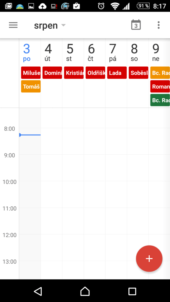 Kalendář Google