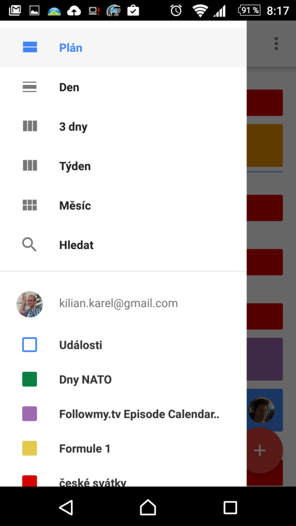 Kalendář Google