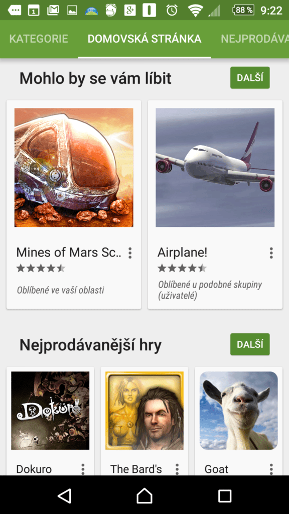 Sekce Hry