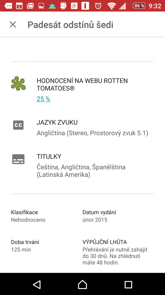 Informace o filmu