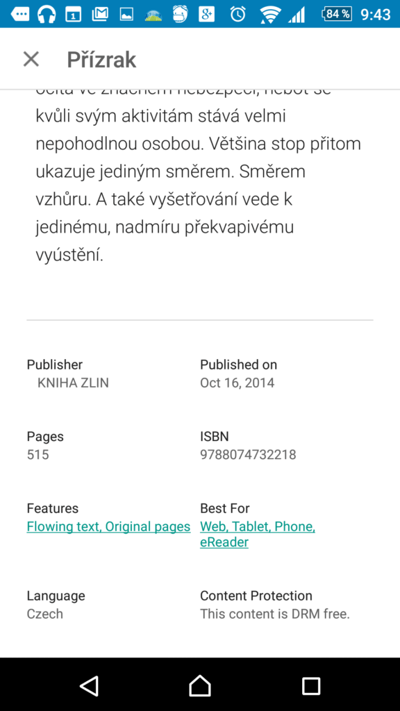 Informace o knize