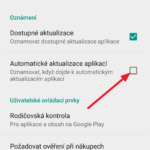 Automatické aktualizace aplikací