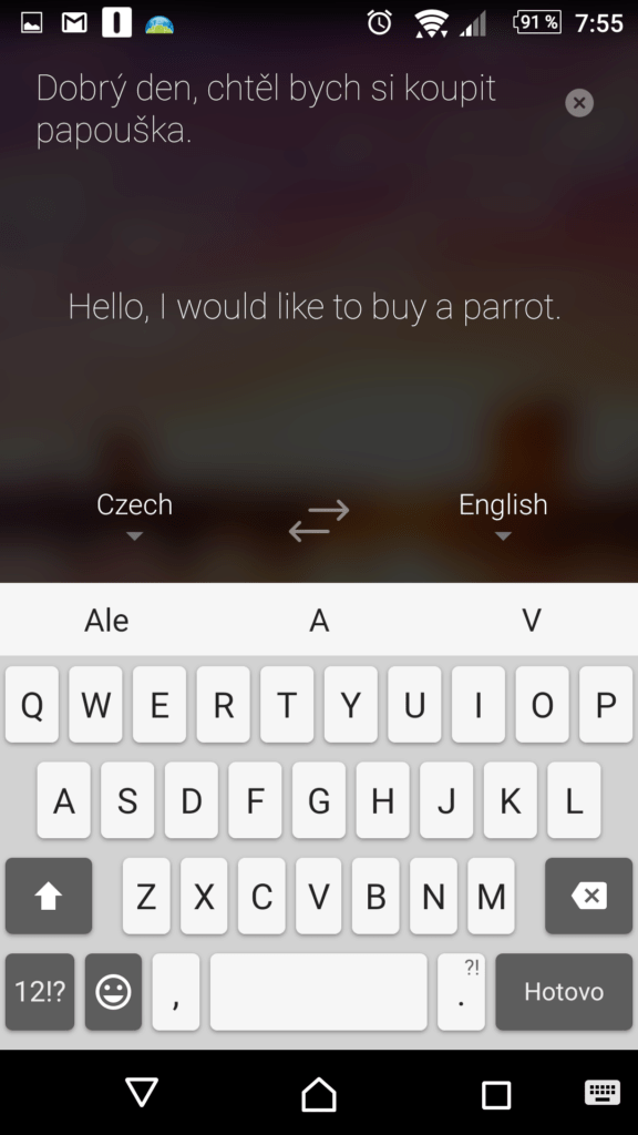 Překlad textu