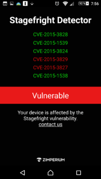 Výsledky testu: Sony Xperia Z3 je skrze Stagefright zranitelná