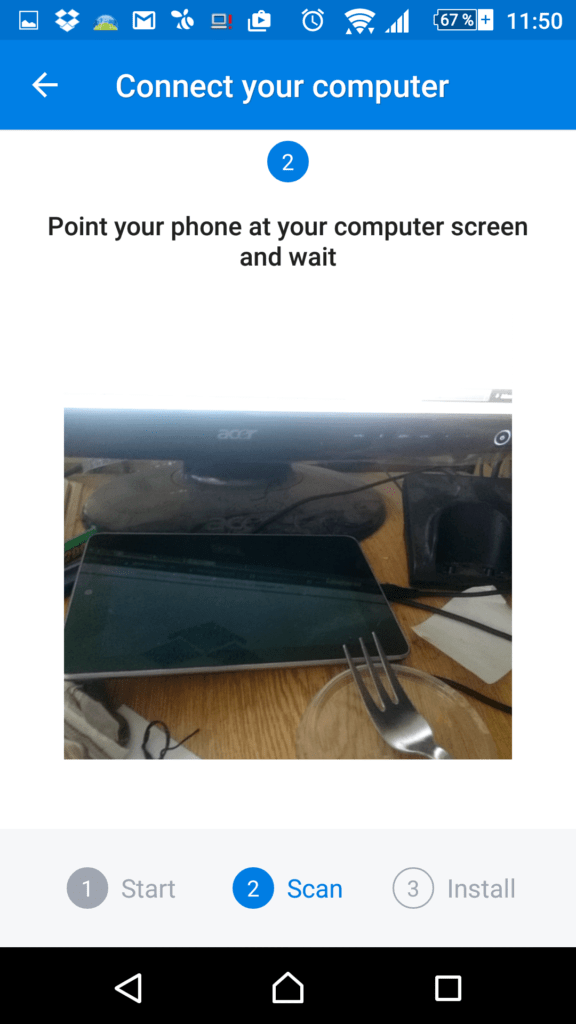 Zaměřte QR kód na webu