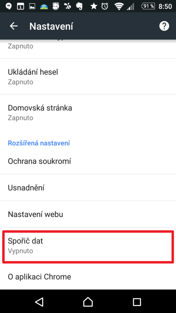 Spořič dat