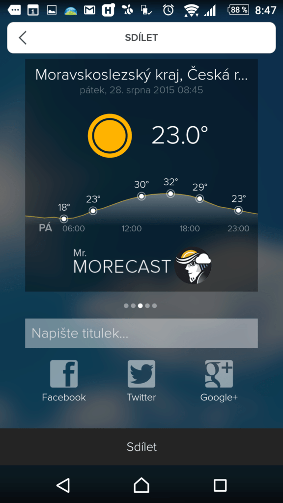Sdílení na sociální sítě
