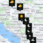 Zobrazení počasí na plánované trase