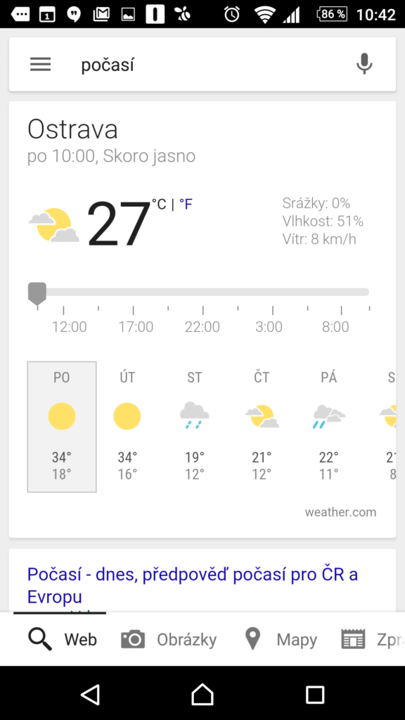 Chytré karty Google