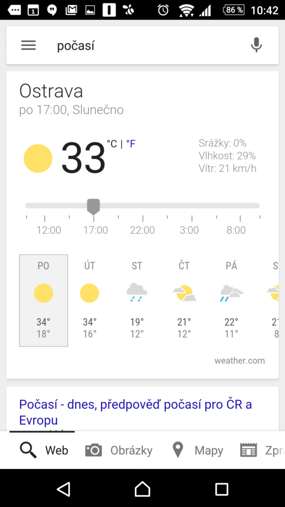 Chytré karty Google