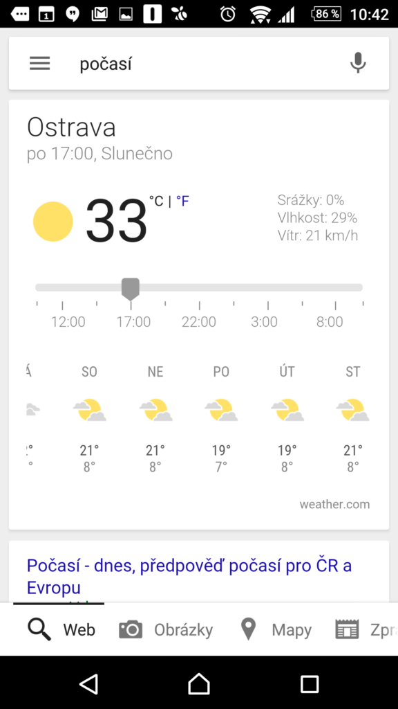 Chytré karty Google