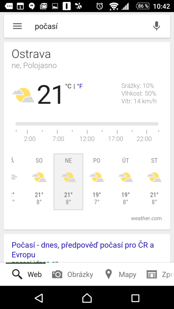 Chytré karty Google