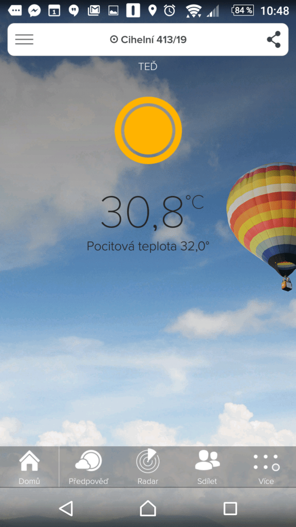MORECAST - PRO Počasí Zdarma