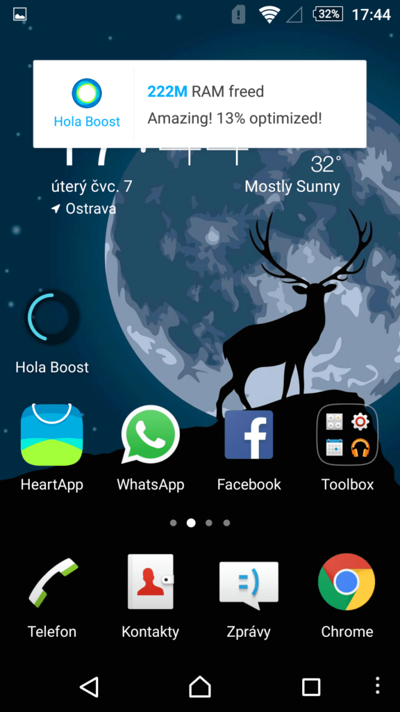 Hola Launcher booster
